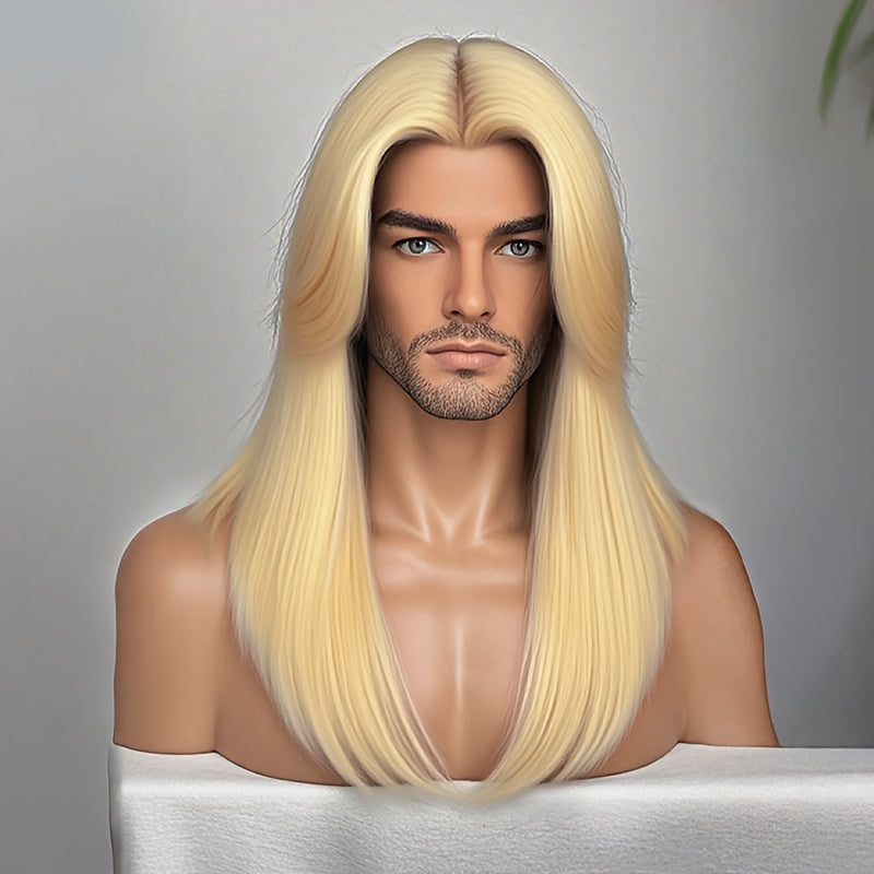 Women's Wig - Long Straight Layered for & Men - 28 Inch Glueless No Glue Heat Resistant - product detail view 15