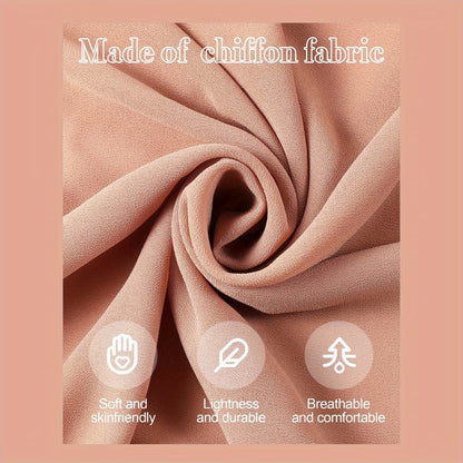 Scarf for Women - Chiffon Hijab 20 Pack Soft Lightweight Long Head Wrap for Muslim - 20 - product detail view 2