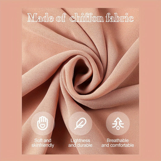 Scarf for Women - Chiffon Hijab 20 Pack Soft Lightweight Long Head Wrap for Muslim - 20 - product detail view 2