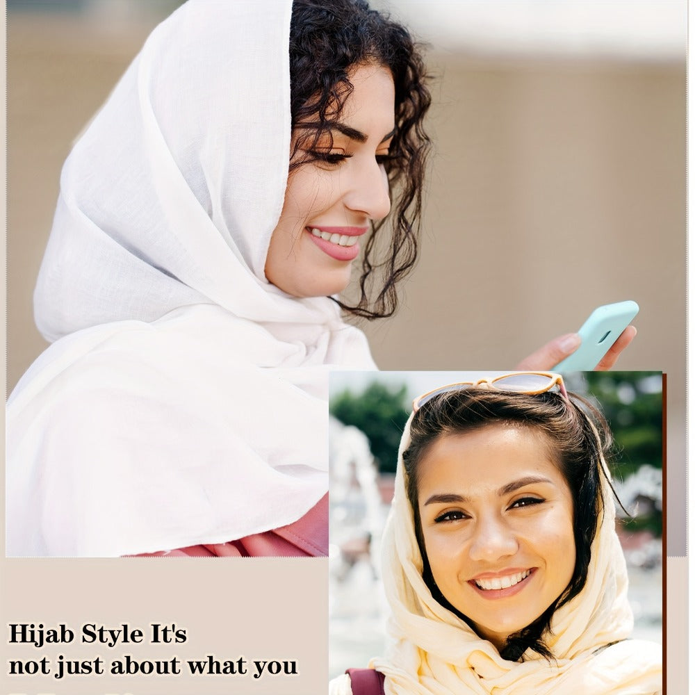 Scarf for Women - Chiffon Hijab 20 Pack Soft Lightweight Long Head Wrap for Muslim - 20 - product detail view 5
