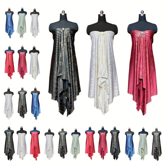 Scarf for Women - Milk Fiber Shawl 3pcs Set for - Soft Stretchy Warm Windproof with Gift - main product view