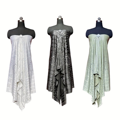 Scarf for Women - Milk Fiber Shawl 3pcs Set for - Soft Stretchy Warm Windproof with Gift - product detail view 4