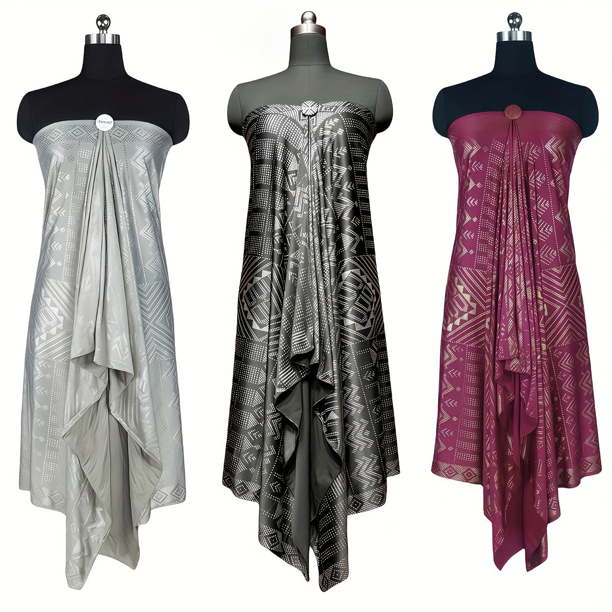 Scarf for Women - Milk Fiber Shawl 3pcs Set for - Soft Stretchy Warm Windproof with Gift - product detail view 28