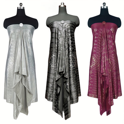 Scarf for Women - Milk Fiber Shawl 3pcs Set for - Soft Stretchy Warm Windproof with Gift - product detail view 28