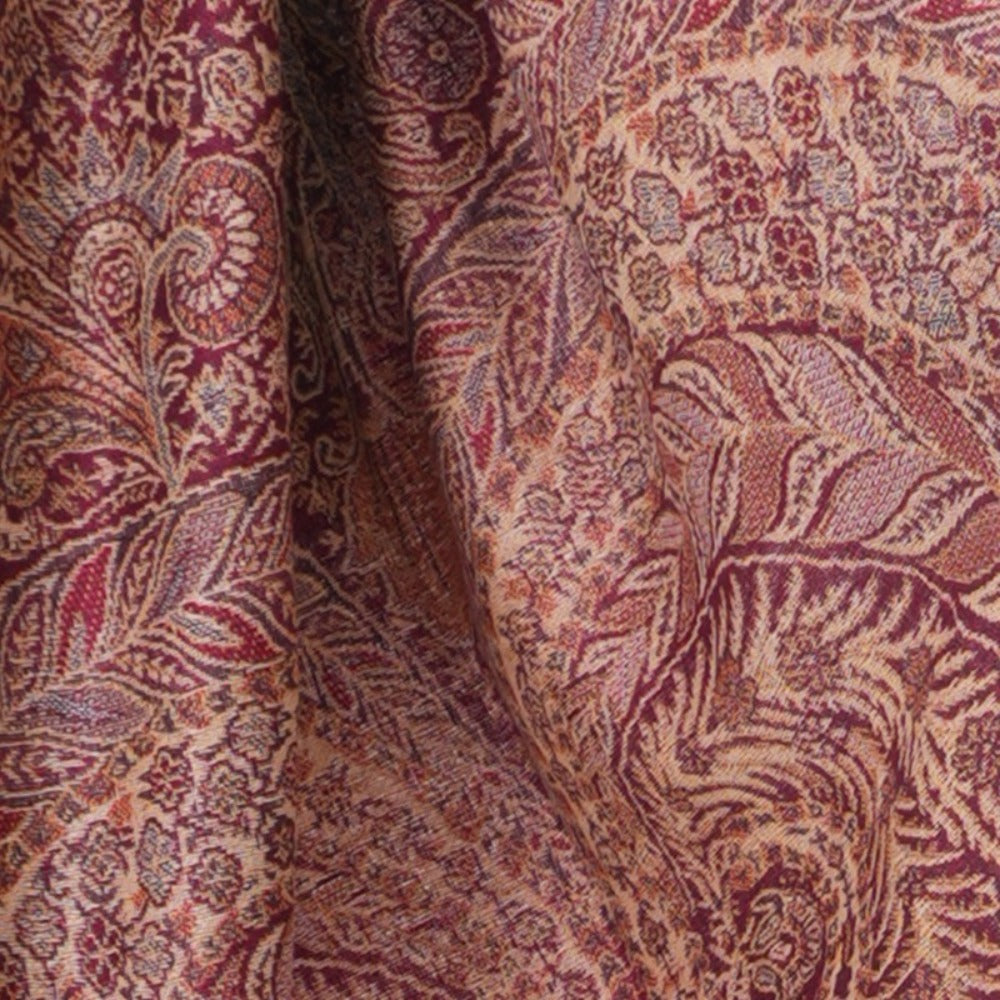 Scarf for Women - Pashmina Shawl for Thick Paisley Phoenix Tail Pattern Warm Wrap Large Soft - product detail view 6