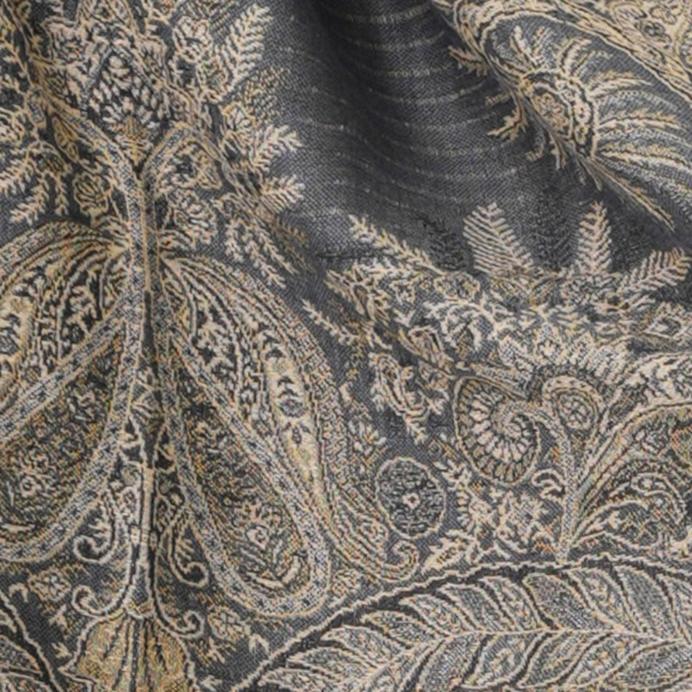 Scarf for Women - Pashmina Shawl for Thick Paisley Phoenix Tail Pattern Warm Wrap Large Soft - product detail view 12