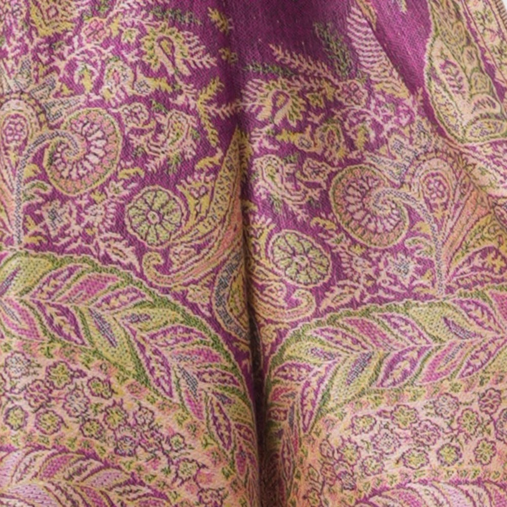 Scarf for Women - Pashmina Shawl for Thick Paisley Phoenix Tail Pattern Warm Wrap Large Soft - product detail view 21