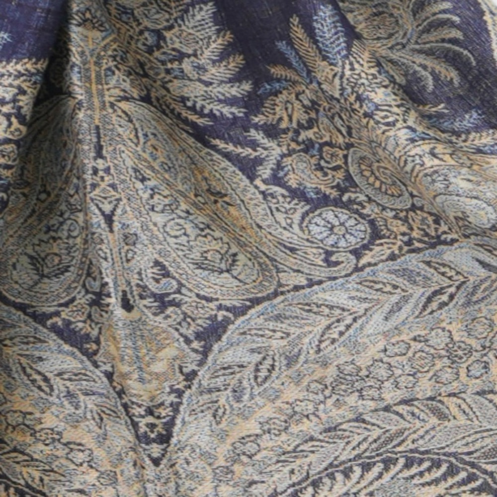 Scarf for Women - Pashmina Shawl for Thick Paisley Phoenix Tail Pattern Warm Wrap Large Soft - product detail view 39
