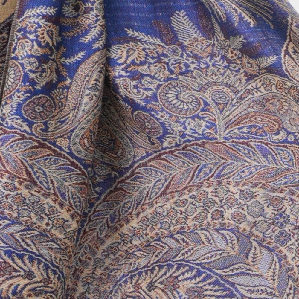 Scarf for Women - Pashmina Shawl for Thick Paisley Phoenix Tail Pattern Warm Wrap Large Soft - product detail view 42