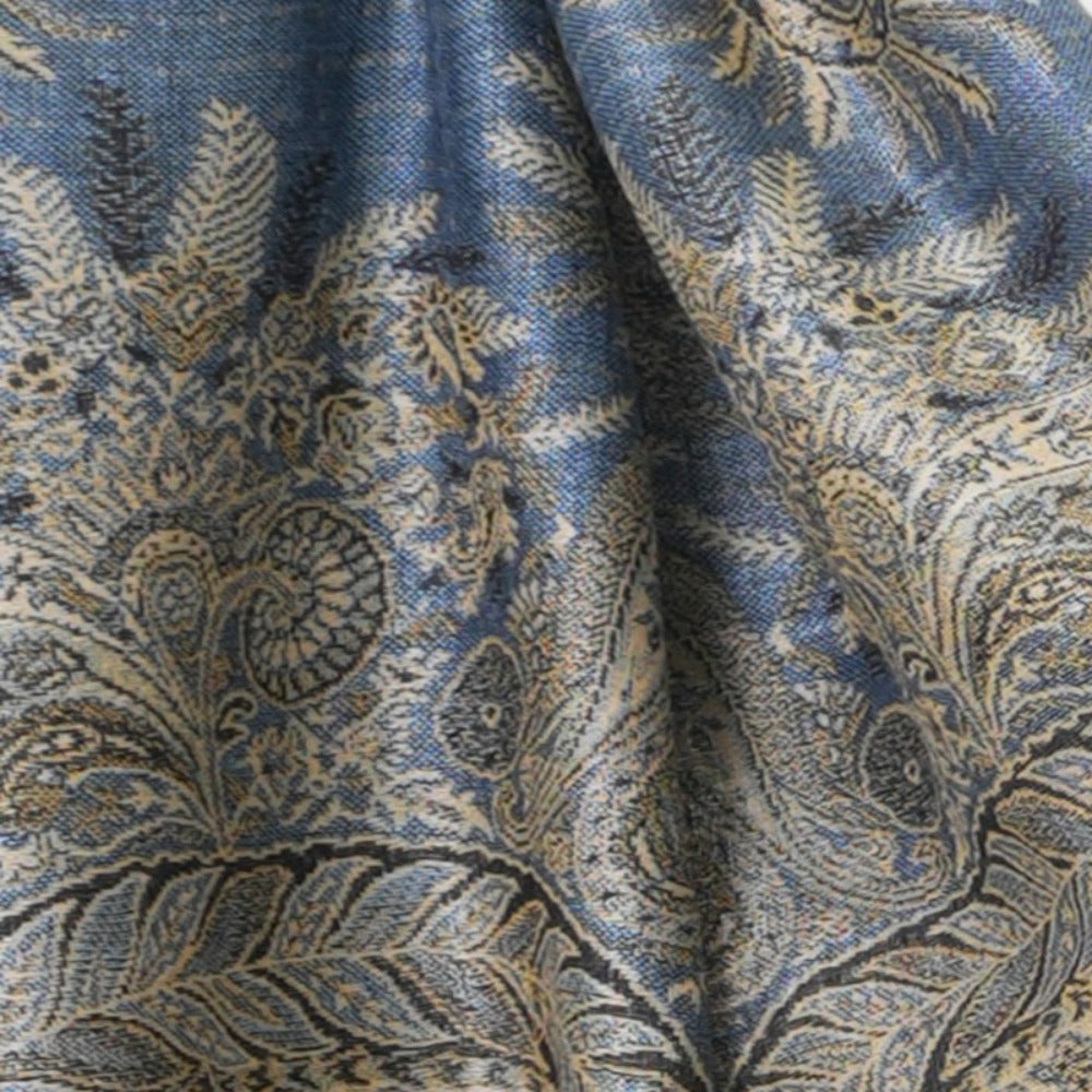 Scarf for Women - Pashmina Shawl for Thick Paisley Phoenix Tail Pattern Warm Wrap Large Soft - product detail view 45