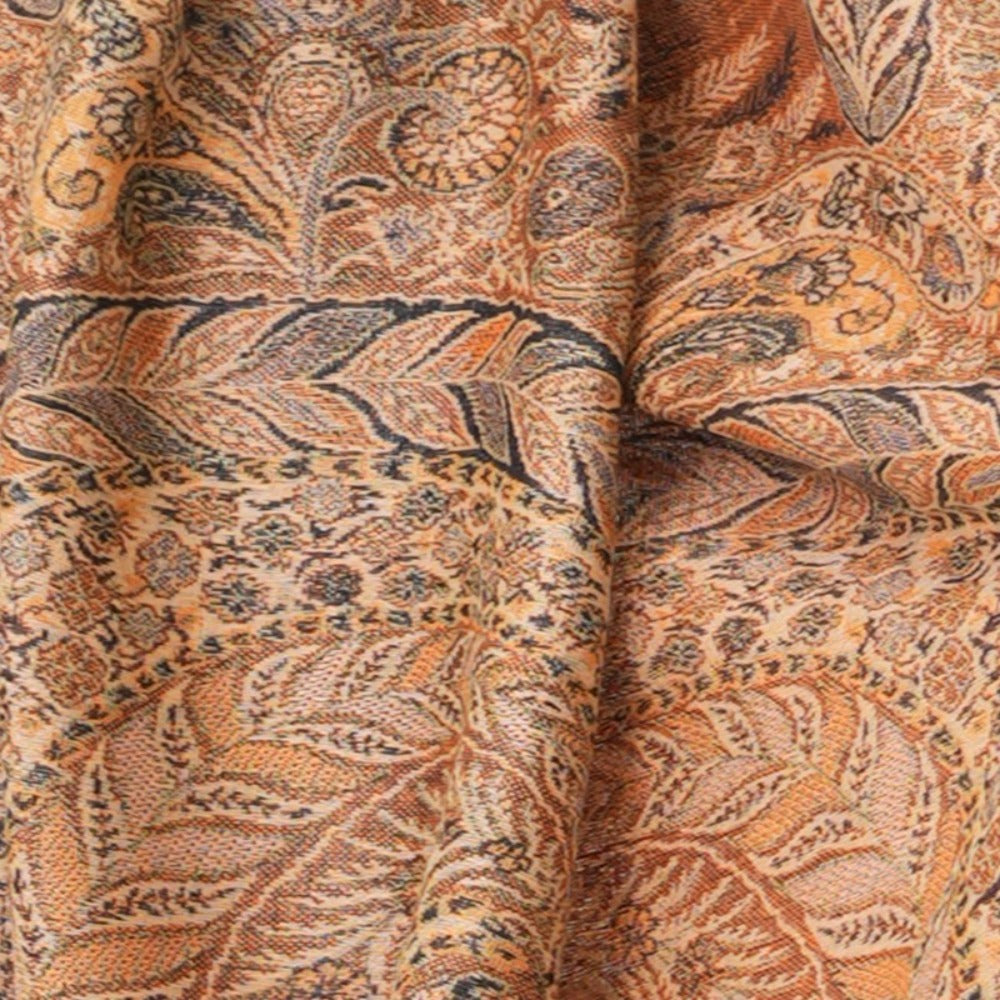 Scarf for Women - Pashmina Shawl for Thick Paisley Phoenix Tail Pattern Warm Wrap Large Soft - product detail view 48