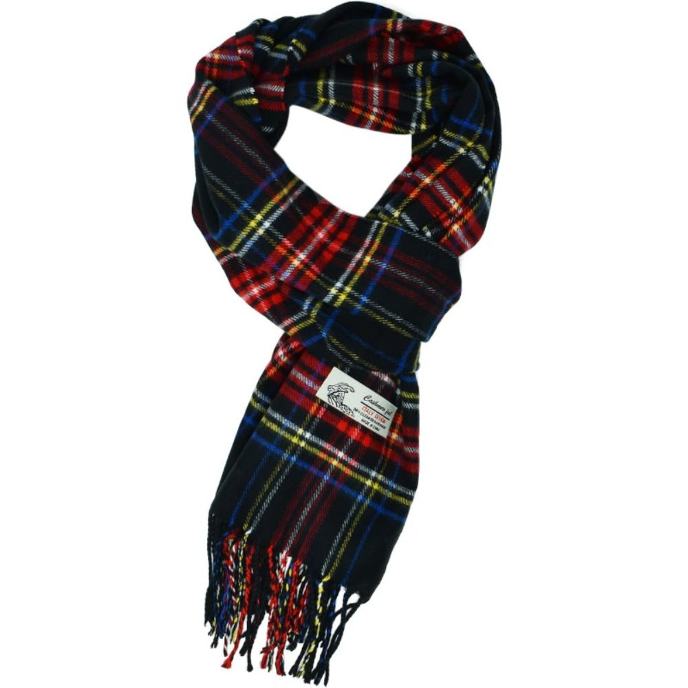 Scarf for Women - Plaid for Men Scottish Stewart Tartan Cashmere Feel 72"x12", Soft Warm - product detail view 5