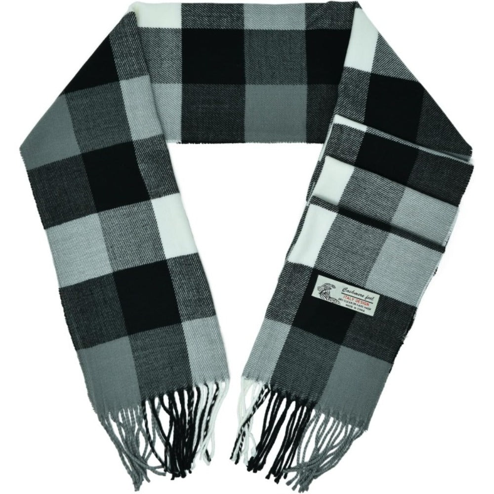 Scarf for Women - Plaid for Men Scottish Stewart Tartan Cashmere Feel 72"x12", Soft Warm - product detail view 7