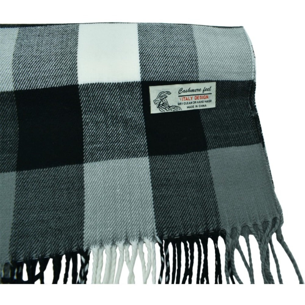 Scarf for Women - Plaid for Men Scottish Stewart Tartan Cashmere Feel 72"x12", Soft Warm - product detail view 9