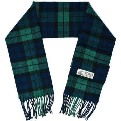 Scarf for Women - Plaid for Men Scottish Stewart Tartan Cashmere Feel 72"x12", Soft Warm - product detail view 16