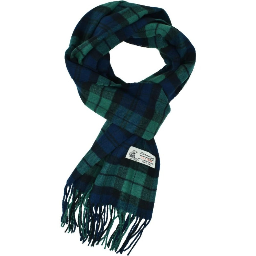 Scarf for Women - Plaid for Men Scottish Stewart Tartan Cashmere Feel 72"x12", Soft Warm - product detail view 17