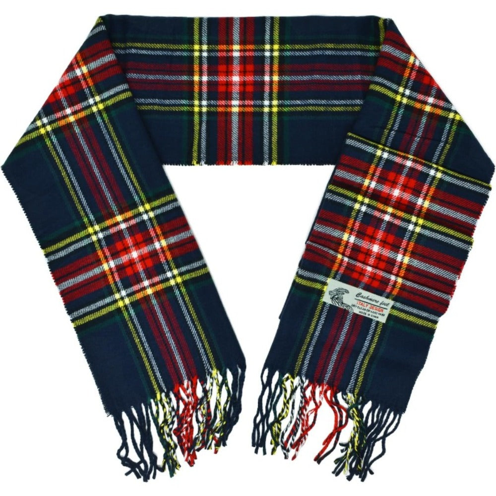 Scarf for Women - Plaid for Men Scottish Stewart Tartan Cashmere Feel 72"x12", Soft Warm - product detail view 21