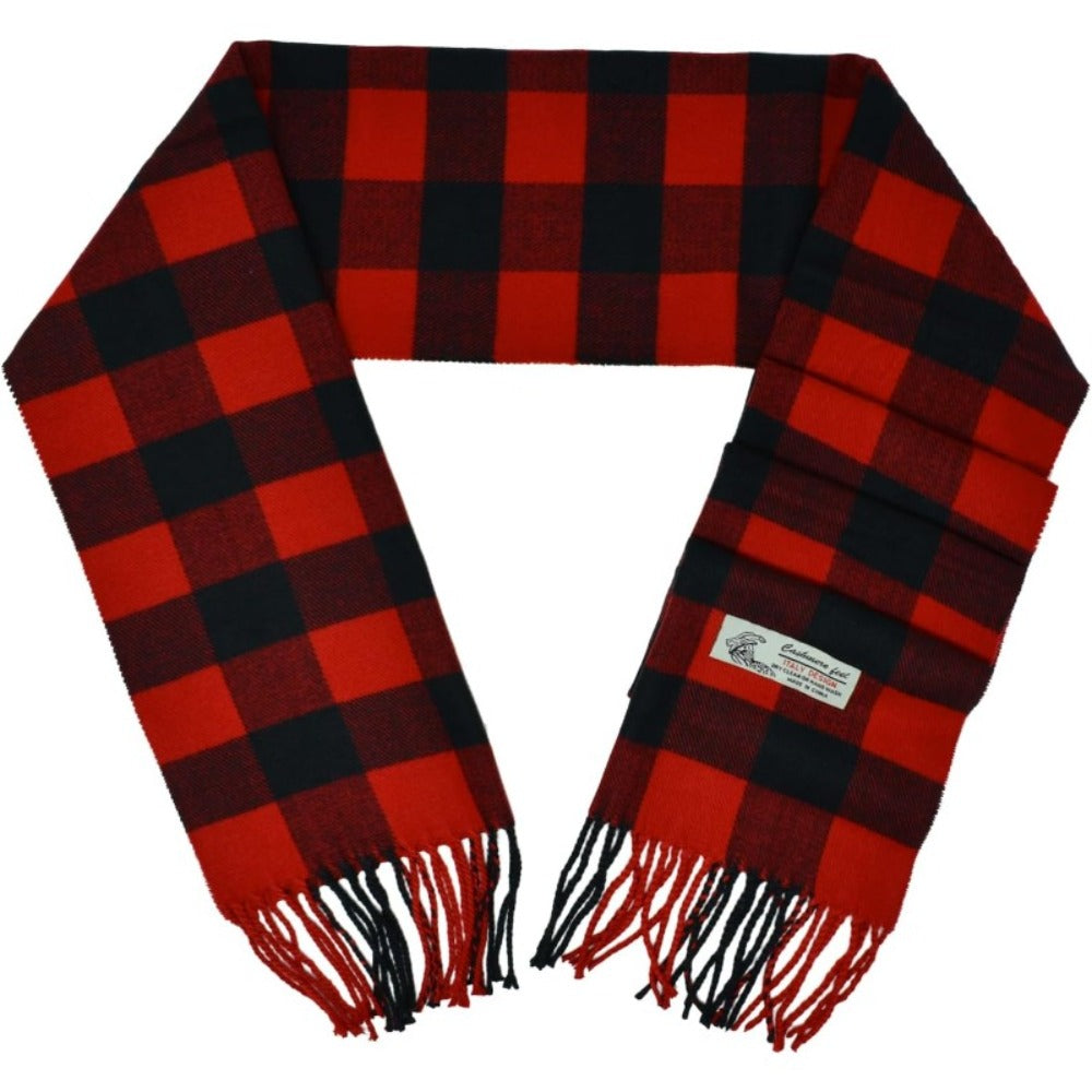 Scarf for Women - Plaid for Men Scottish Stewart Tartan Cashmere Feel 72"x12", Soft Warm - product detail view 22