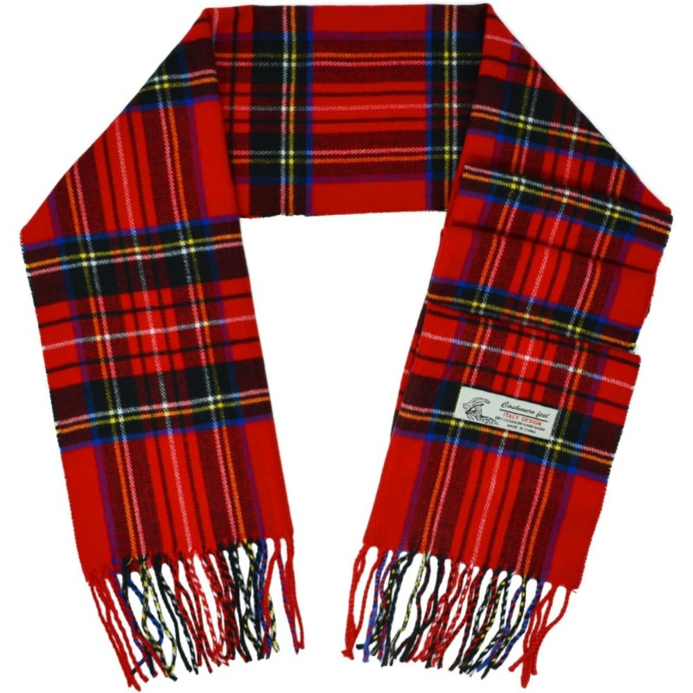 Scarf for Women - Plaid for Men Scottish Stewart Tartan Cashmere Feel 72"x12", Soft Warm - product detail view 28