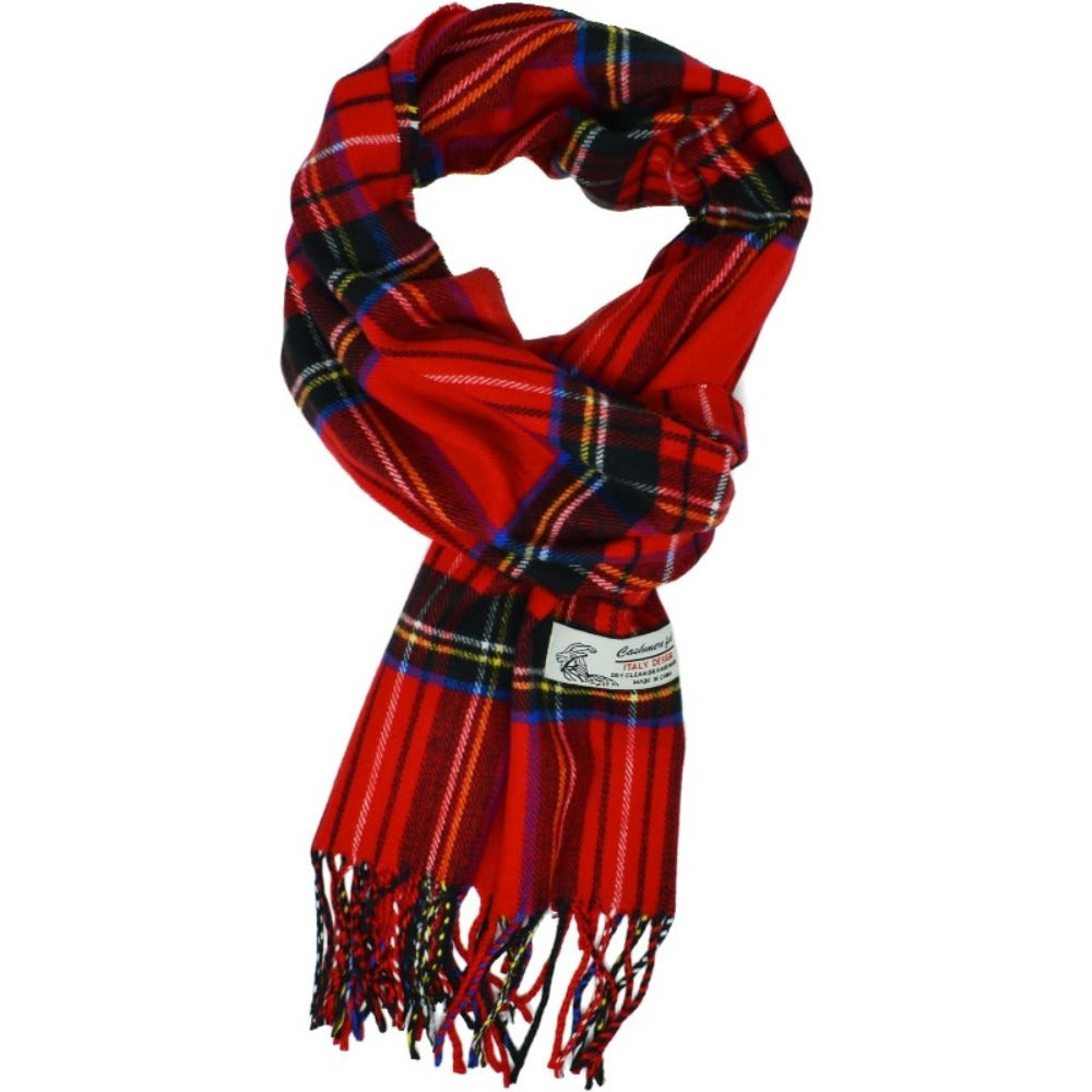 Scarf for Women - Plaid for Men Scottish Stewart Tartan Cashmere Feel 72"x12", Soft Warm - product detail view 29