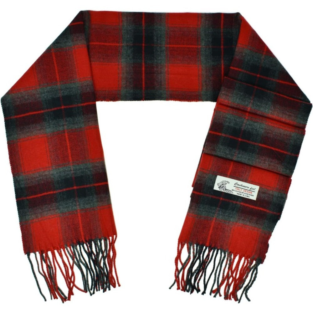 Scarf for Women - Plaid for Men Scottish Stewart Tartan Cashmere Feel 72"x12", Soft Warm - product detail view 31