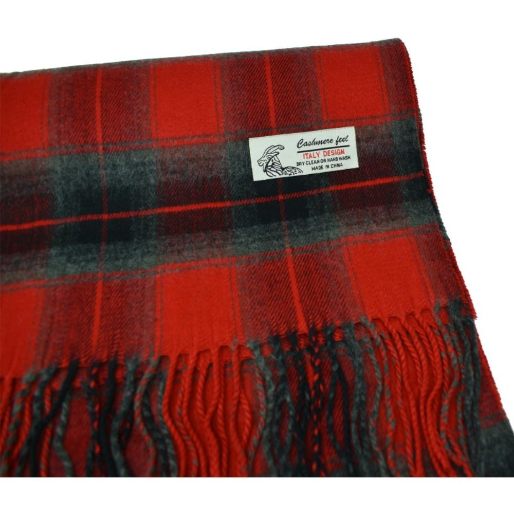 Scarf for Women - Plaid for Men Scottish Stewart Tartan Cashmere Feel 72"x12", Soft Warm - product detail view 33