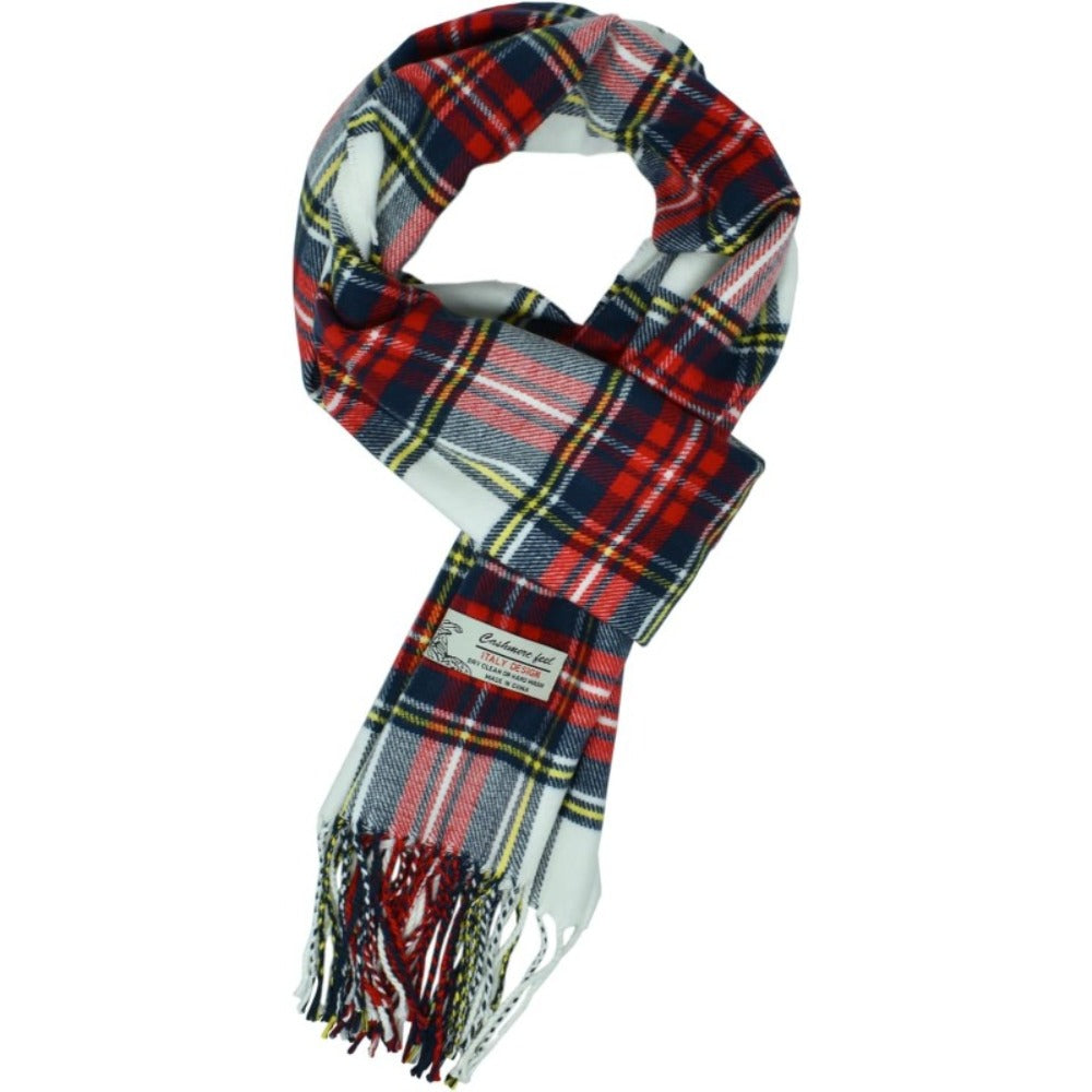 Scarf for Women - Plaid for Men Scottish Stewart Tartan Cashmere Feel 72"x12", Soft Warm - product detail view 44