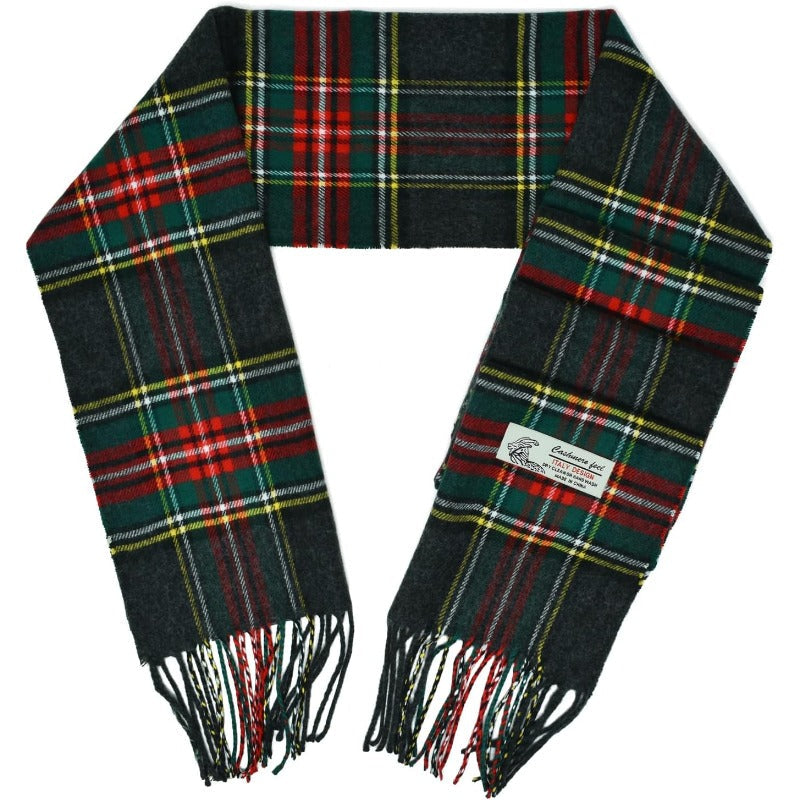 Scarf for Women - Plaid for Men Scottish Stewart Tartan Cashmere Feel 72"x12", Soft Warm - product detail view 45