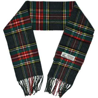 Scarf for Women - Plaid for Men Scottish Stewart Tartan Cashmere Feel 72"x12", Soft Warm - product detail view 45
