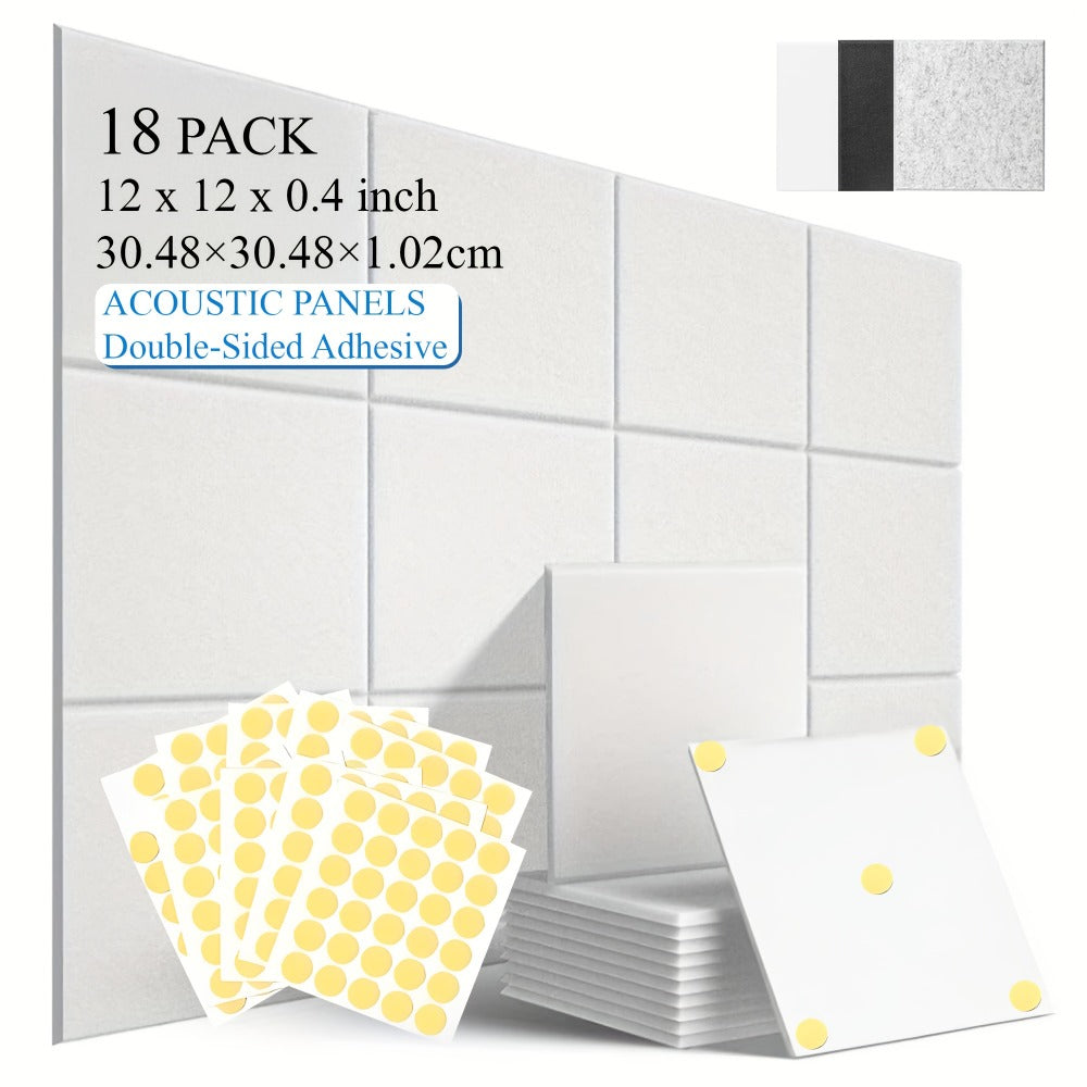 Self-Adhesive Acoustic Wall Panels, 12-Inch Sound Treatment Tiles detail image - detail view 9