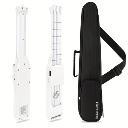SG7 Smart Digital Guitar with LCD, MIDI, App Practice and Speakers detail image - detail view 10