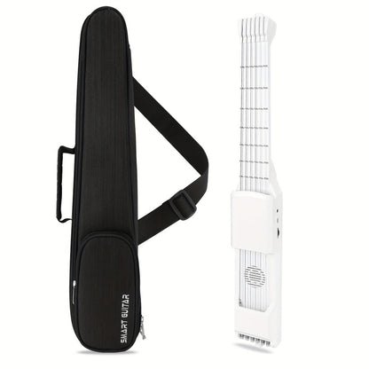 SG7 Smart Digital Guitar with LCD, MIDI, App Practice and Speakers detail image - detail view 12