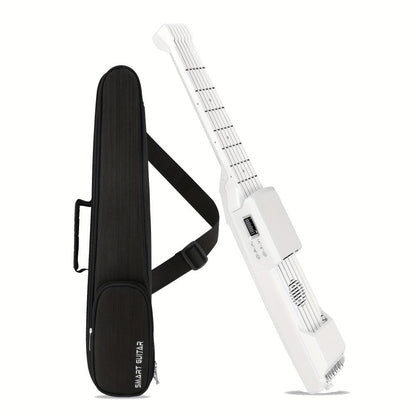 SG7 Smart Digital Guitar with LCD, MIDI, App Practice and Speakers detail image - detail view 4