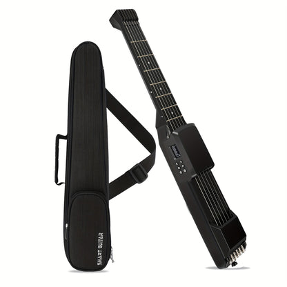 SG7 Smart Digital Guitar with LCD shown in the SG7 BLACK + BAG option