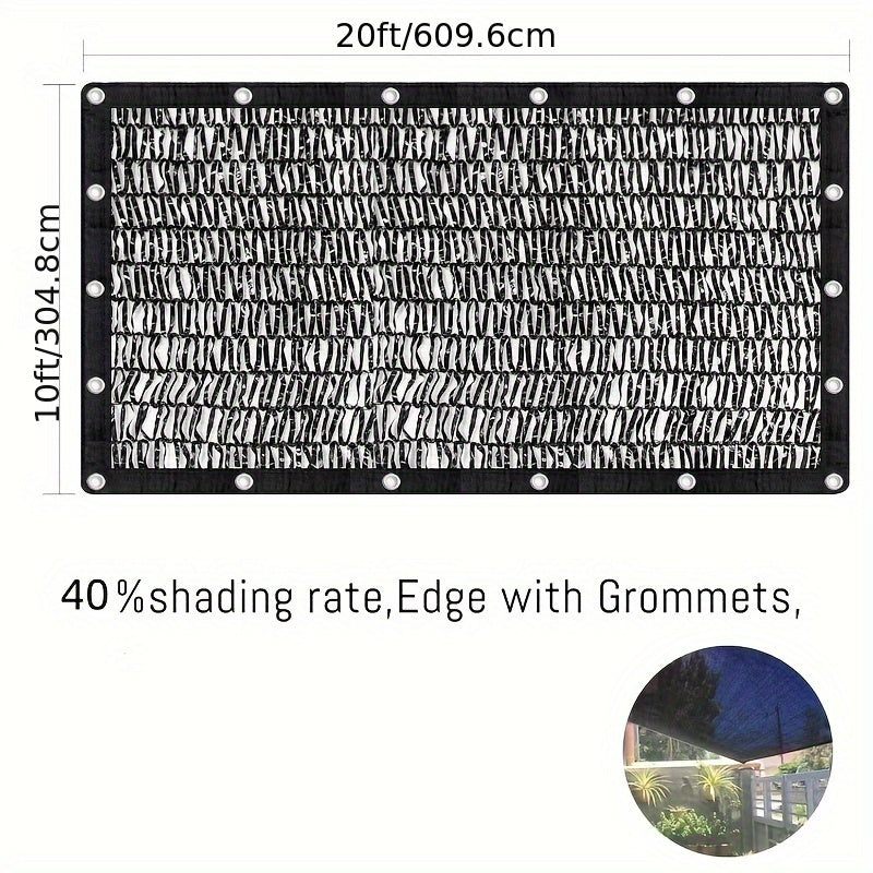 Shade Cloth shown in the 10*20ft option