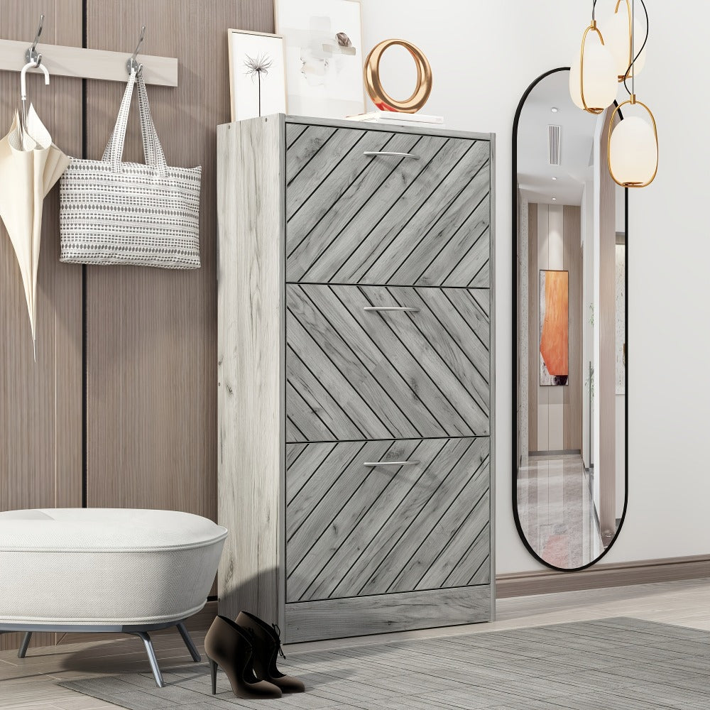 Shoe Cabinet, Entryway Shoe Organizer for Organized Everyday Storage detail image