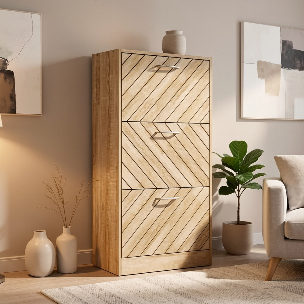 Shoe Cabinet, Entryway Shoe Organizer for Organized Everyday Storage detail image - detail view 6