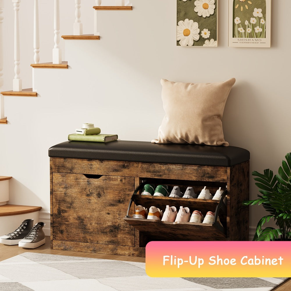 Shoe Cabinet with Lift-Top Storage for Organized Everyday Storage detail image