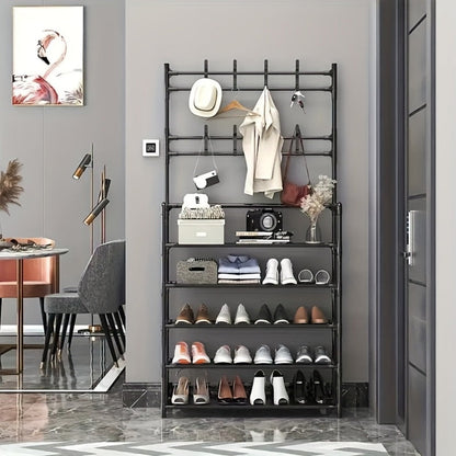 Shoe Rack, Entryway Shoe Organizer for Organized Everyday Storage detail image - detail view 10