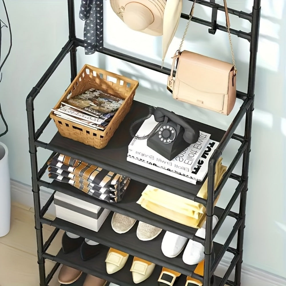 Shoe Rack, Entryway Shoe Organizer for Organized Everyday Storage detail image - detail view 11
