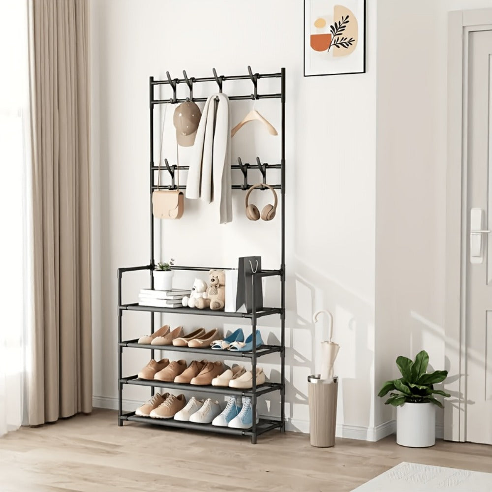 Shoe Rack, Entryway Shoe Organizer for Organized Everyday Storage detail image - detail view 3