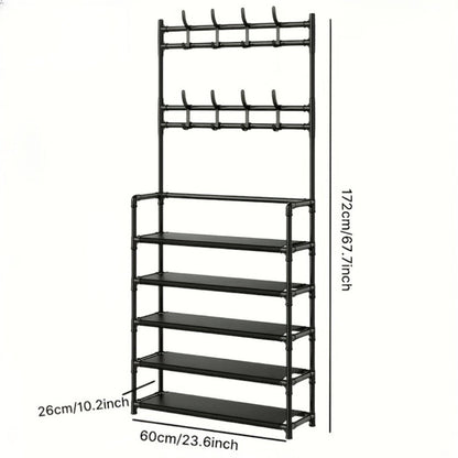 Shoe Rack, Entryway Shoe Organizer for Organized Everyday Storage detail image - detail view 6
