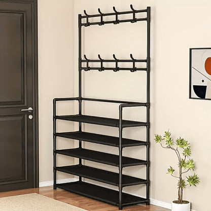 Shoe Rack, Entryway Shoe Organizer for Organized Everyday Storage detail image - detail view 7