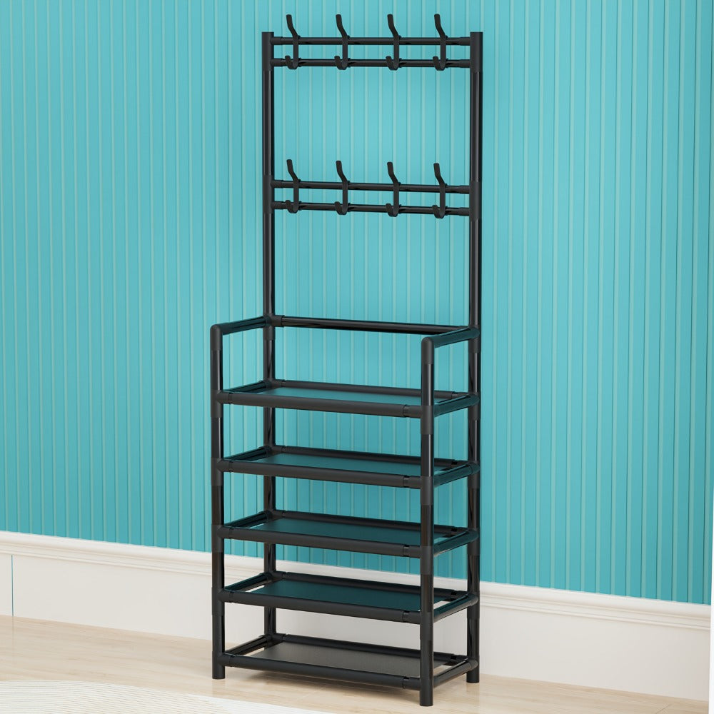 Shoe Rack with Tool-Free Assembly for Organized Everyday Storage in Entryway detail image - detail view 7