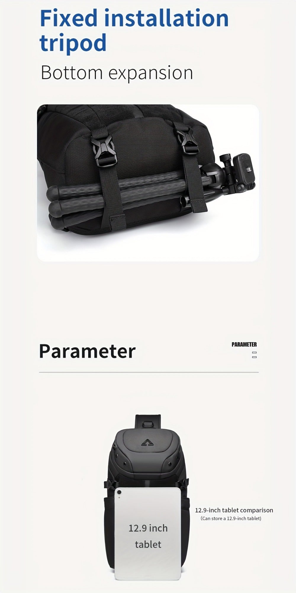 Sling Bag – Large Capacity, for Travel & Everyday Use – detail view 13