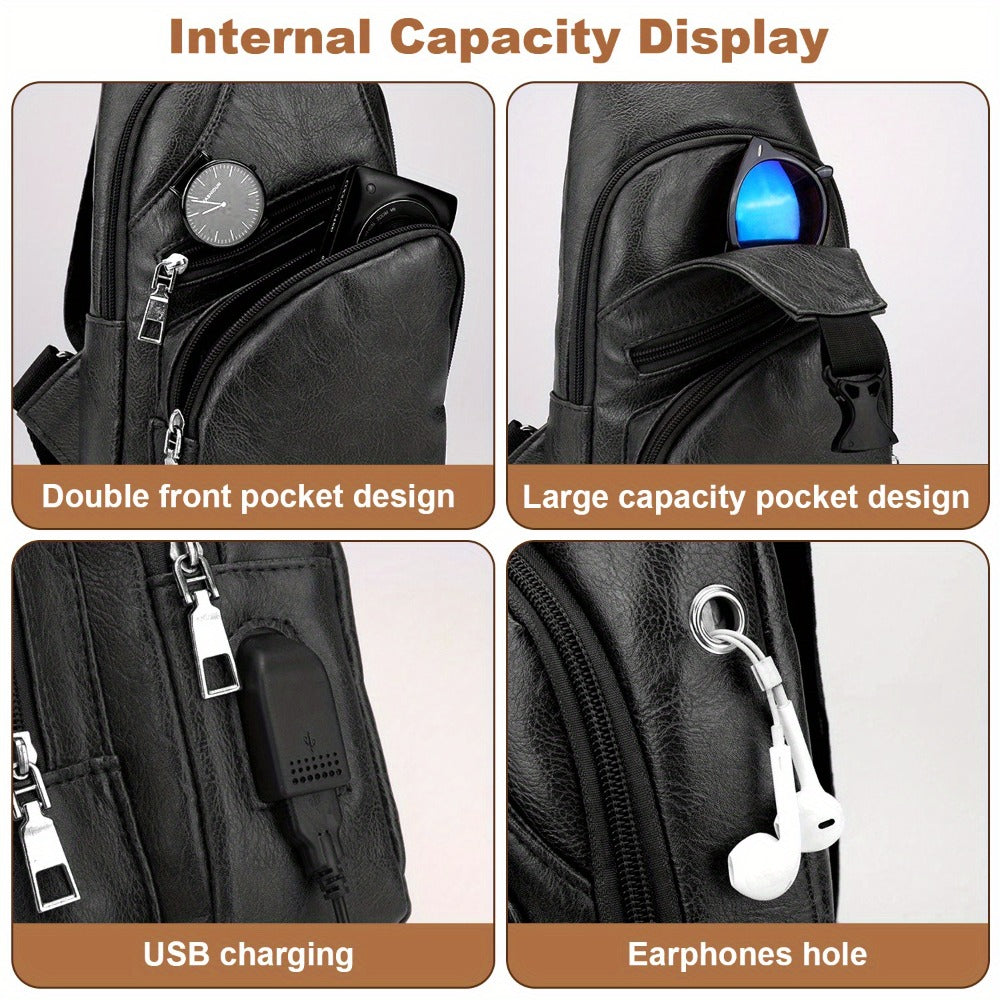 Sling Bag – Anti-Theft, Adjustable Strap – detail view 12