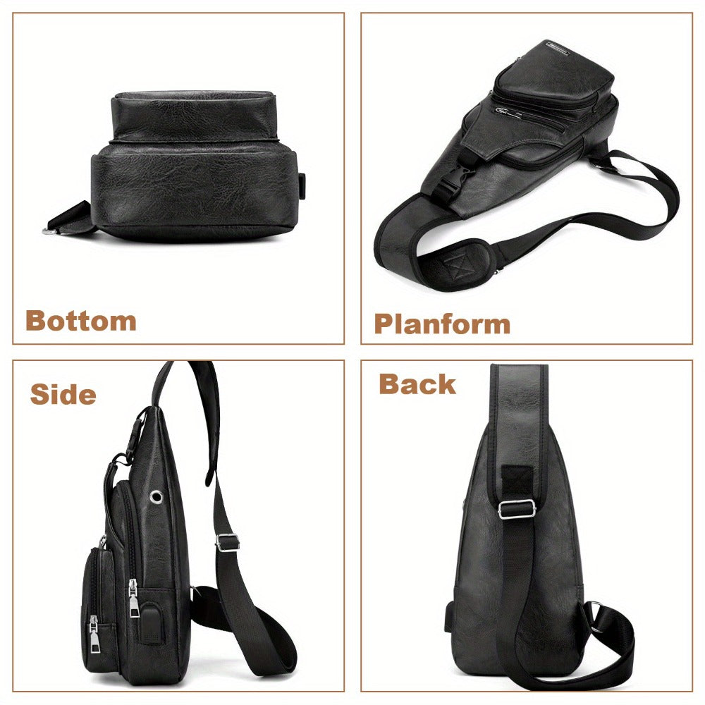 Sling Bag – Anti-Theft, Adjustable Strap – detail view 4
