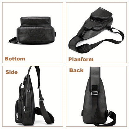 Sling Bag – Anti-Theft, Adjustable Strap – detail view 4