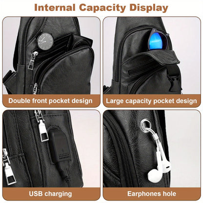 Sling Bag – Anti-Theft, Adjustable Strap – detail view 7