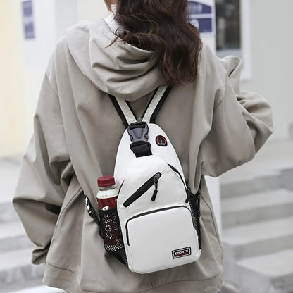 Sling Bag – Canvas, Adjustable Strap, for Travel & Everyday Use – detail view 12